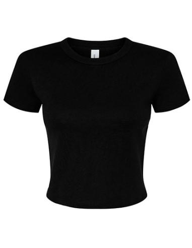 BEL-1010-Womens Micro Rib Baby Tee